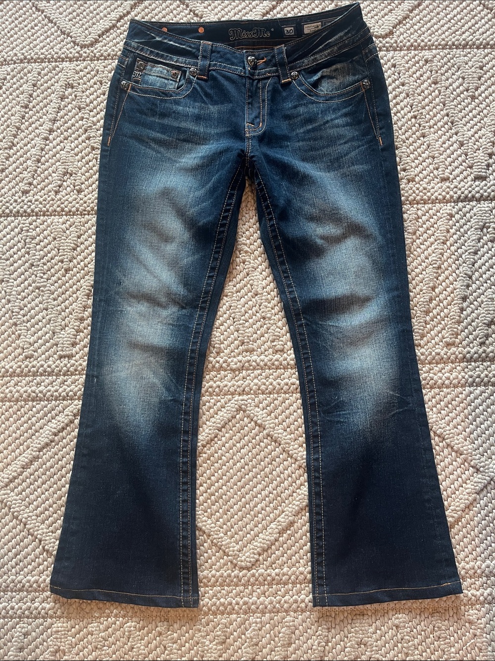 Miss Me Women's Dark Blue Flared Jeans